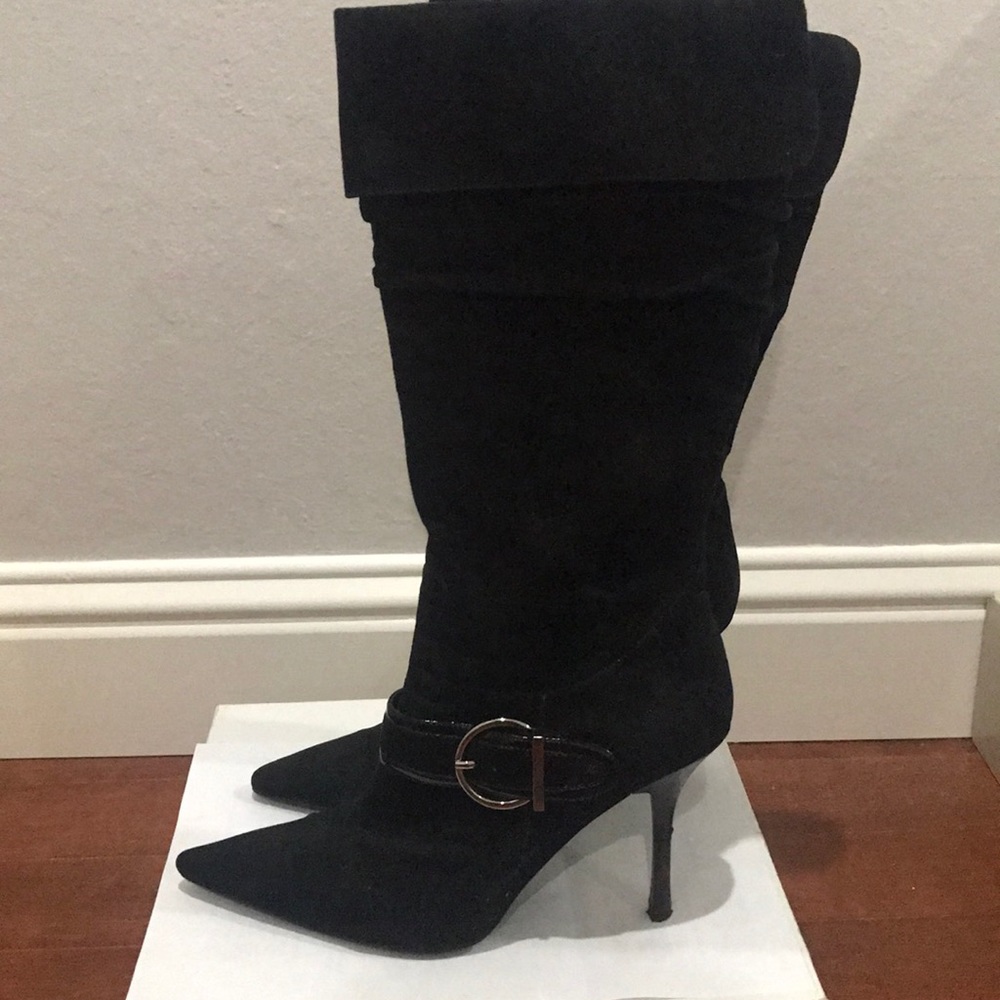 Guess Black Suede Boots